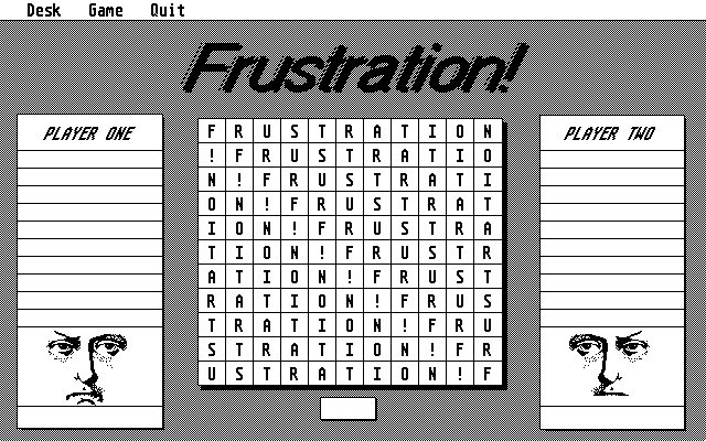 Game cover: Frustration!