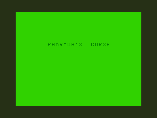 Game cover: Pharaoh's Curse
