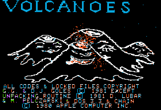 Game cover: Volcanoes