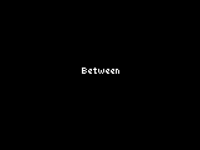 Game cover: Between