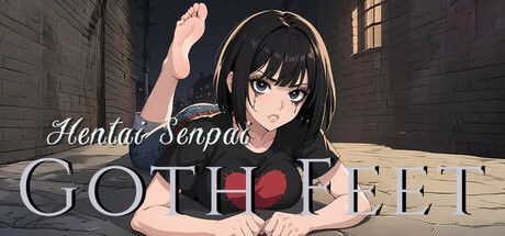 Game cover: Hentai Senpai: Goth Feet