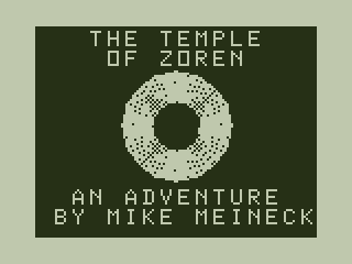 Game cover: The Temple of Zoren