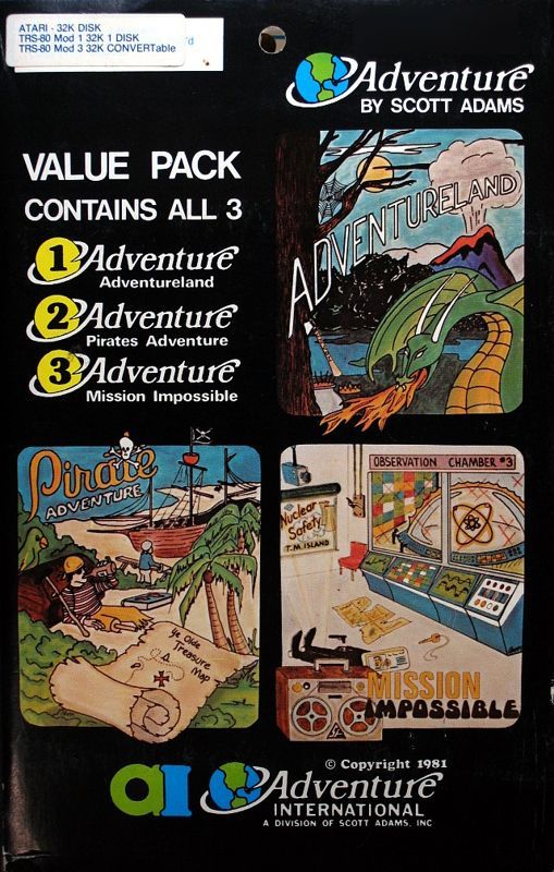 Game cover: Adventure Value Pack #1