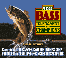 Game cover: TNN Bass Tournament of Champions