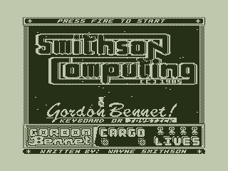 Game cover: Gordon Bennet!