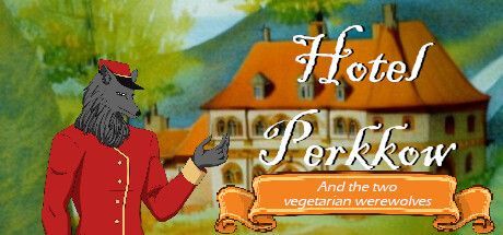 Game cover: Hotel Perkkow and the Two Vegetarian Werewolves