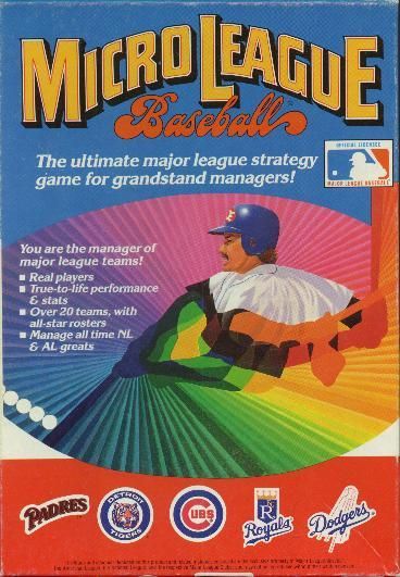 Game cover: MicroLeague Baseball