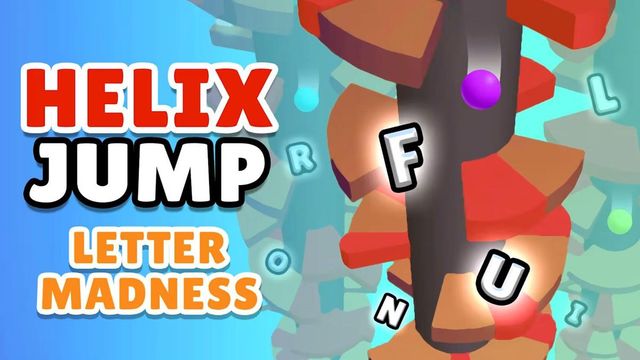 Game cover: Helix Jump: Letter Madness
