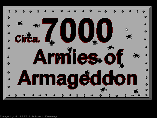Game cover: Circa 7000: Armies of Armageddon