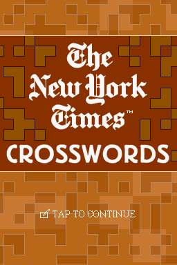 Game cover: The New York Times Crosswords