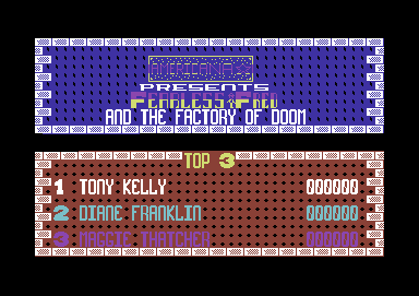 Game cover: Fearless Fred and the Factory of Doom