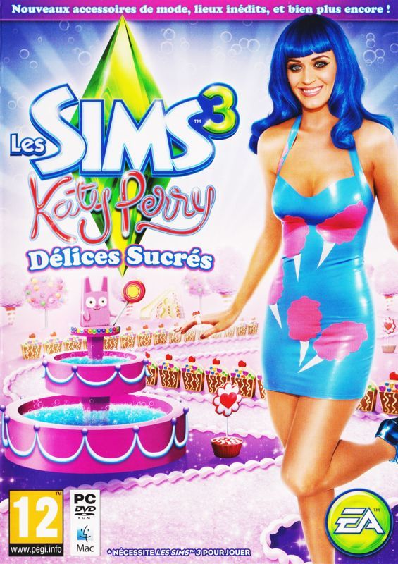 Game cover: The Sims 3: Katy Perry's Sweet Treats