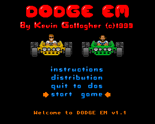 Game cover: Dodge 'Em