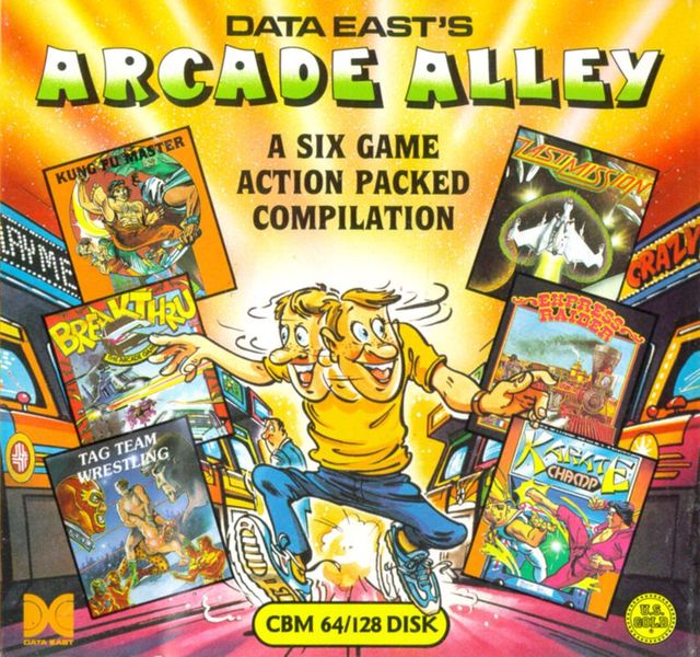 Game cover: Data East's Arcade Alley