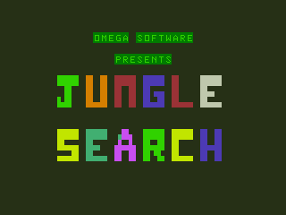 Game cover: Jungle Search