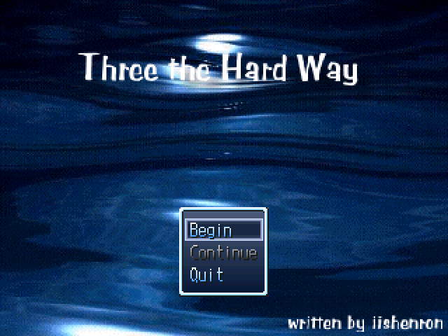 Game cover: Three the Hard Way