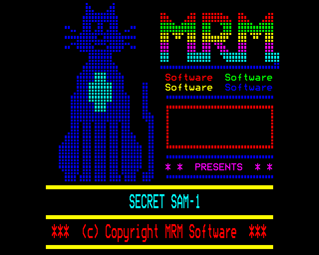 Game cover: Secret Sam 1