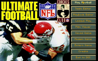 Game cover: Ultimate NFL Coaches Club Football