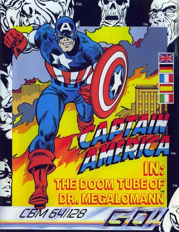 Game cover: Captain America in: The Doom Tube of Dr. Megalomann