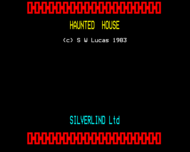 Game cover: Haunted House