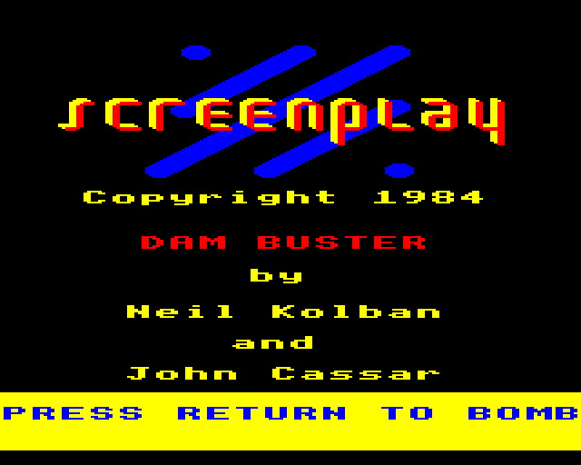 Game cover: Dam Buster