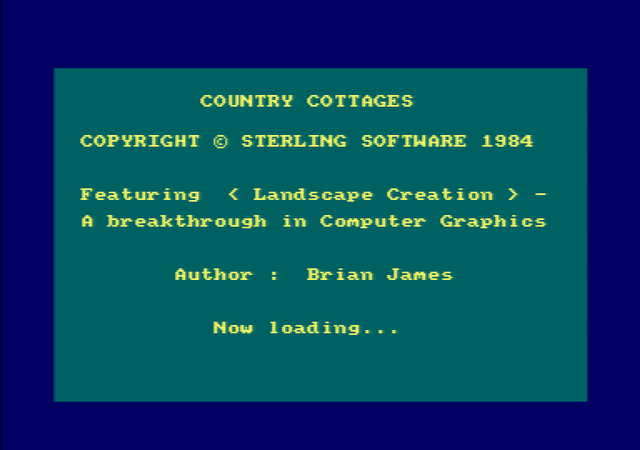 Game cover: Country Cottages
