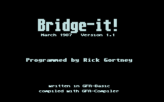 Game cover: Bridge-it!