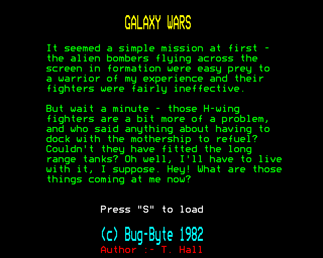 Game cover: Galaxy Wars