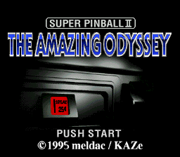 Game cover: Super Pinball II: The Amazing Odyssey