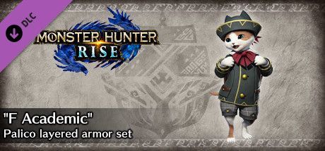 Game cover: Monster Hunter: Rise - "F Academic" Palico Layered Armor Set
