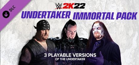 Game cover: WWE 2K22: Undertaker Immortal Pack