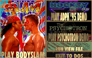 Game cover: Body Slam Wrestling
