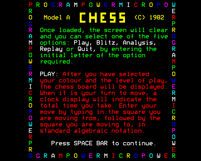 Game cover: Chess
