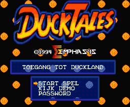 Game cover: DuckTales: The Lucky Dime