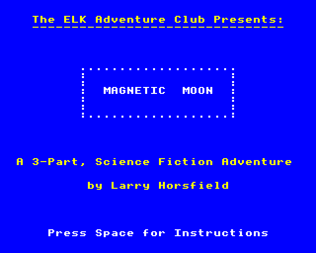 Game cover: Magnetic Moon