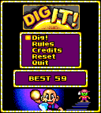 Game cover: Dig It!
