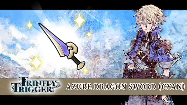Game cover: Trinity Trigger: Azure Dragon Sword (Cyan)