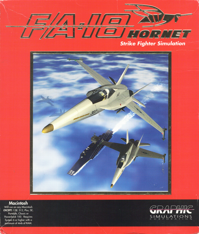 Game cover: F/A-18 Hornet