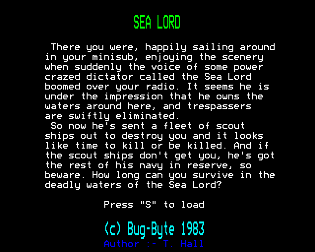 Game cover: Sea Lord