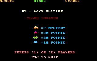 Game cover: Clone Invader