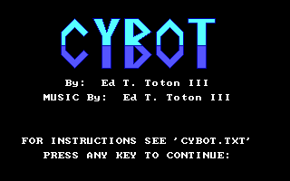Game cover: Cybot