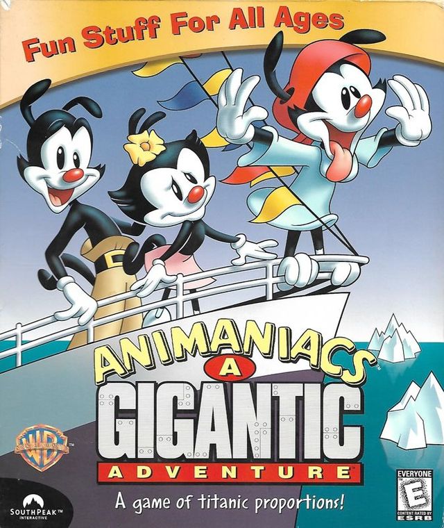 Game cover: Animaniacs: A Gigantic Adventure