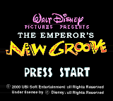 Game cover: Disney's The Emperor's New Groove