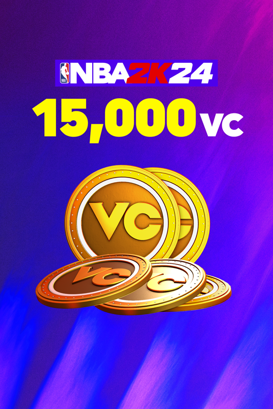 Game cover: NBA 2K24: 15,000 VC