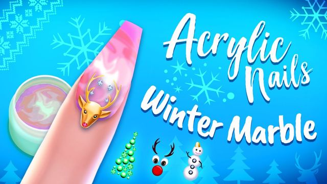 Game cover: Acrylic Nails!: Winter Marble
