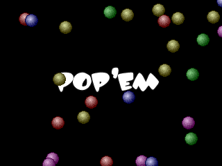 Game cover: Pop'em