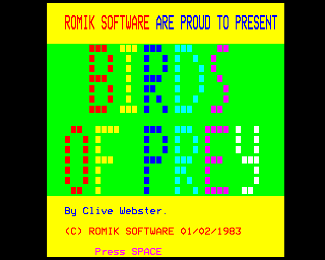 Game cover: Birds of Prey