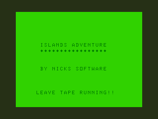 Game cover: Islands Adventure