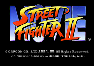 Game cover: Street Fighter II: Movie