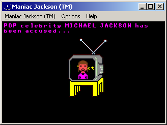 Game cover: Maniac Jackson and the Moonwalking Mindbenders